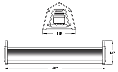 Схема світильника LED-LHP-100W