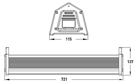 Схема світильника LED-LHP-150W